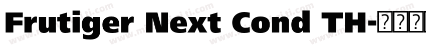 Frutiger Next Cond TH字体转换